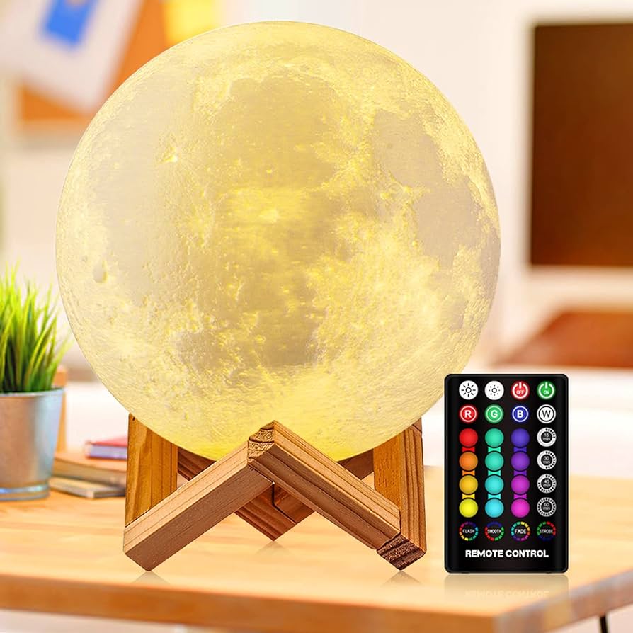 Moon Lamp 3d Led Lampa u Obliku Meseca sa Daljinskim