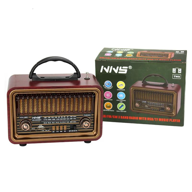 Radio FM Bluetooth - retro dizajn NS-8070BT