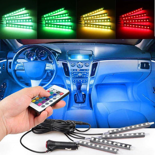 RGB LED trake za enterijer automobila sa daljinskim